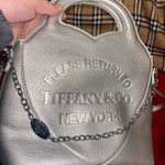 Tiffany & Co. Silver Leather Tote Medium Photo 7