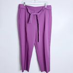 Ann Taylor NWT The Belted High Waist Taper Dress Pant in Twill Size 14 Work Wear Photo 1