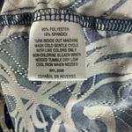 JM Collection  Navy and Cream Floral Short Sleeve Top Photo 4