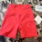 Beyond Yoga  Keep Pace 5” Biker Shorts peach Heather Size XS NWT Photo 0