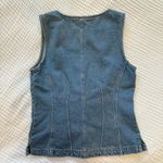 J.Jill Vintage Denim Vest Corset Style Photo 2