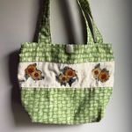 Handmade  Tote Bag Cottagecore Sunflowers Photo 0