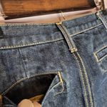 J.Crew  Y2K 2006 DARK WASH BUTTON FRONT DENIM SKIRT 2 Photo 7