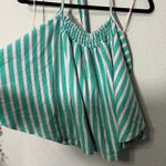 Free People NEW  We The Free Coastal Town Halter Top Green White Large Coconut Photo 7