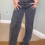White Fox Boutique  Charcoal Straight Leg Jeans Photo 0