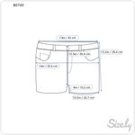 Free People We The  Womens Shorts White Sammi Retro Denim Casual Jean Size 28 Photo 8