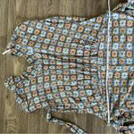 Free People Blue and Orange Patterned Jumpsuit Photo 8