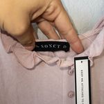 Soncy NWT Pink Ruffle Teddy Romper Size 1 (14/16) Photo 3