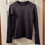 Lululemon Rest Less Pullover Long Sleeve Size 4 Herringbone Fade Black White Photo 0