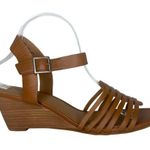 Susina Brown Terra Wedge Sandal Photo 3