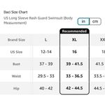 NEW Rash Guard Long Sleeve 1 Pc Swimsuit Zipper Surfing Bathing Suit UPF 50 L Black Size L Photo 2