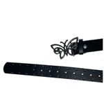 Empyre Bindi Butterfly Studded Faux Leather Black Belt S/M Photo 2