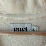Pact  Cream Organic Cotton Knit Cardigan Sweatshirt Sweater Photo 3