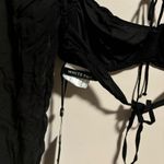 White Fox Boutique NWT  Sheer Perfection Long Sleeve Crop Corset Black Size Small Photo 8