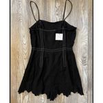 ZARA NWT  contrast stitch romper Photo 2