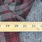 BB Dakota Poncho Cardigan Womens L Plaid Long Sleeve Open Front Photo 4