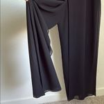 Patra Black Elegant Jumpsuit with Lace Overlay Size 14 Photo 4