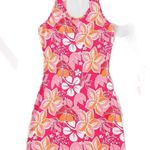 SheIn pink floral halter backless dress Photo 0
