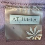 Athleta  Womens Bodega Hiking Skirt Large Purple Ruched Waistband Zipper Pocket Photo 3