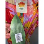 Farm Rio  Neon Macaws Puff Sleeve Belted Cotton Maxi Dress Photo 9