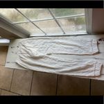 Surf Gypsy  eyelet lace jogger style white pants Photo 5