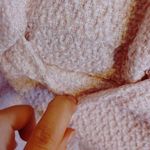 Venus  Pale Pink Size 16 Coat Long Sleeve Pastel Fringe Winter Warm Retro Photo 7