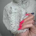 Patagonia Los Gatos Full Zip Jacket Sherpa Gray Medium Fur Fuzzy Sherpa Photo 6