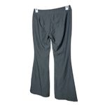 ThatsSoFetch That's So Fetch Women's Gray Pinstripe‎ Flare Pants Tailored Trouser Photo 4