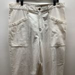 a.n.a  Size 18 Ecru Highest Rise Barrel Pants. New With Tags Photo 2
