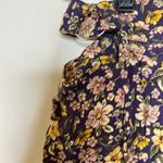 Elodie Womens Floral Skirt Size Large Mini Side Cut Out Side Zip Photo 5