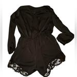 Guess  Satin sophisticated romper Sz S  Evewear Night out Dinner dates Party Photo 12