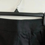 Jenni Kayne 854  Black Cotton Pencil Skirt Beige Abstract Stripes Lined Midi Photo 4