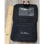 Vera Bradley  Wallet Compact Zip‎ Around Paisley Print Black Small Photo 3