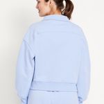 Old Navy  Women's Sky Blue Half-Zip Hoodie Photo 7