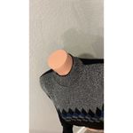 Alfred Dunner  Diamond Pattern Sweater Size 1X LA SCALA BLACK SHINE SILVER NWT#83 Photo 13