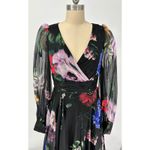 Mac Duggal NWT 67872
Black Chiffon Bishop
Sleeve Floral Print Gown Sz 4
$598 Photo 5