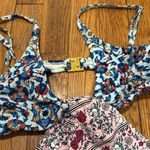 Somedays Lovin NWT  REVOLVE be wild one piece cutout floral swimsuit multi size M Photo 2
