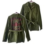 Via Penny Lane Reworked Apparel Panic! at the Disco Custom Olive Utility Jacket Size M Photo 8