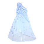 TFNC Womens light blue one shoulder midi dress Photo 3