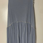 POL  Women's Medium‎ Blue Sleeveless shirt Casual Lace Trim Detail Flapper Style Photo 0