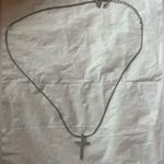 silver cross necklace Photo 0