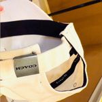 Coach NWT Off-White Cap with Embroidered Logo, Cream Color Photo 1