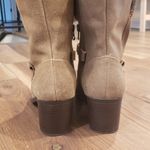 Eddie Bauer Tan Sherpa Fleece Ankle Leather Bootie Shoe Size 8 Photo 8