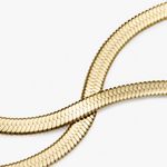 Ana Luisa  Ina Gold Herringbone Chain Necklace. Photo 2