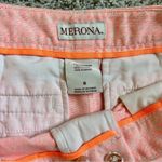 Merona 🦋  Orange Shorts Size 8 Summer Casual Vacation Photo 1