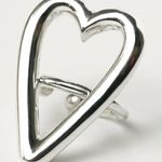 E.M. Heart Motif Single Ear Cuff Silver 925 2303 Photo 0