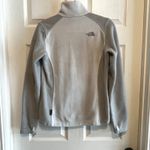 The North Face Women Colorblock Fleece Jacket Gray Light Blue Size Medium Photo 8
