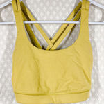 Lululemon Lime Green Racerback Criss Cross Sports Bra Photo 0