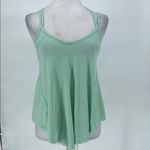 We The Free Free People  Ribbed Flowy Tank Top Mint Green XS Photo 3