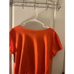Blue 84 Oregon State University OSU 99 Cropped T-Shirt Bottom Tie Front Orange Women's M Photo 8